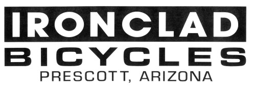 Ironclad Bicycles logo on a white background