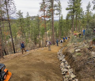 Bean Peaks trail work